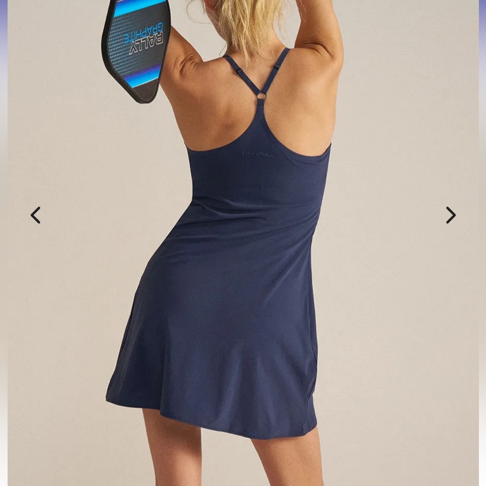 Outdoor Voices Navy Exercise Dress, Size M